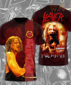 Paul Bostaph X Slayer T shirt WOAHTEE0524G
