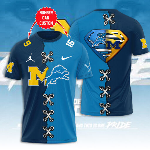 Personalized Michigan Wolverines Football T shirt WOAHTEE0524SH