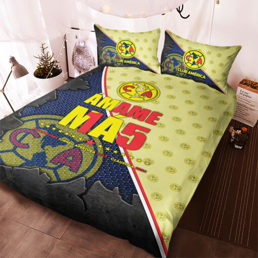 Club Amrica bedding set duvet cover pillow shams WOAHTEE0624SS IMAGE