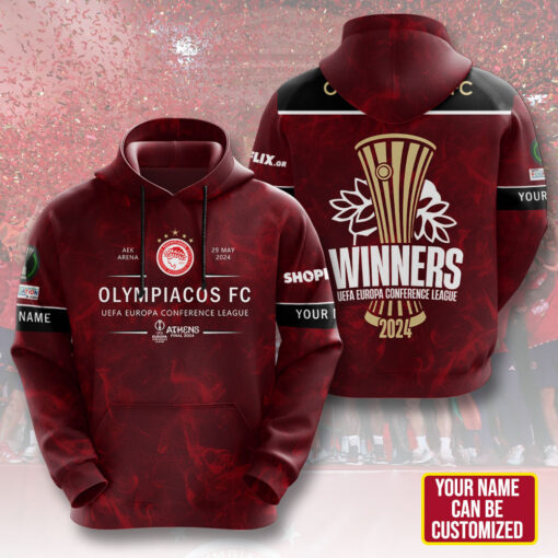 Customized Olympiacos Hoodie WOAHTEE0624SN