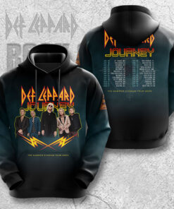 Def Leppard Black Hoodie WOAHTEE0624ZH