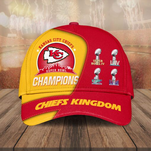 Kansas City Chiefs Super Bowl Championship Cap WOAHTEE0624Q