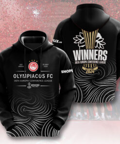 Olympiacos FC Black Hoodie WOAHTEE0624ZM