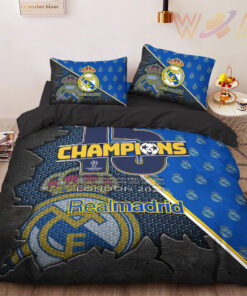 Real Madrid CHAMP15NS bedding set duvet cover pillow shams WOAHTEE0624SV