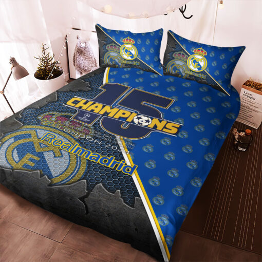 Real Madrid CHAMP15NS bedding set duvet cover pillow shams WOAHTEE0624SV IMAGE