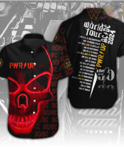 Rock Music Short Sleeve Dress Shirt WOAHTEE0624V