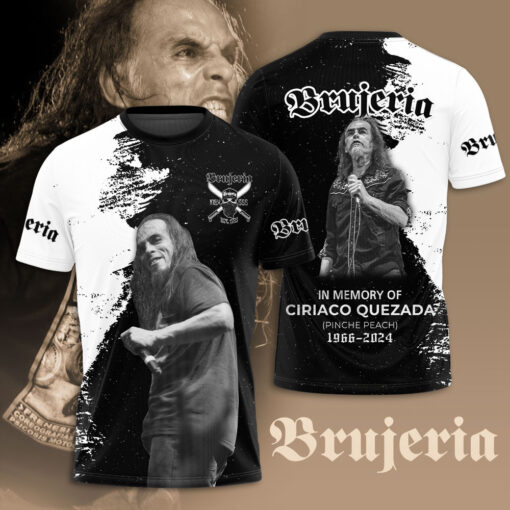 Brujeria X Ciriaco Quezada T shirt WOAHTEE0724ZC