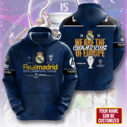 Customized Real Madrid Hoodie WOAHTEE0724SD