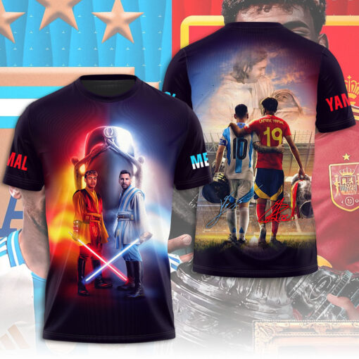 Lamine Yamal X Lionel Messi T shirt WOAHTEE0724ZQ