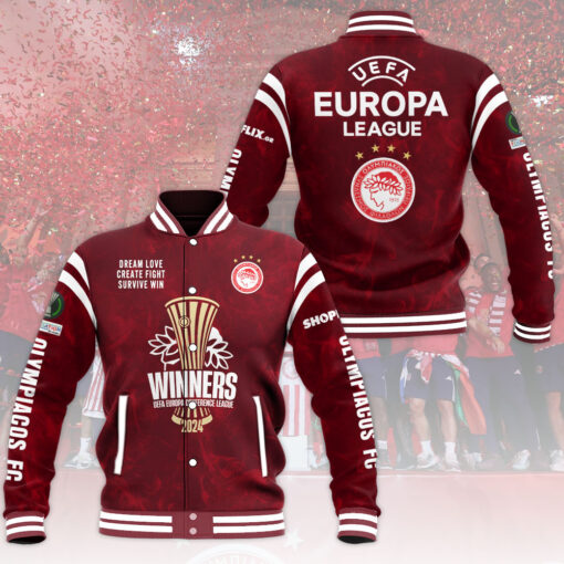 Olympiacos 2024 varsity jacket WOAHTEE0724SB