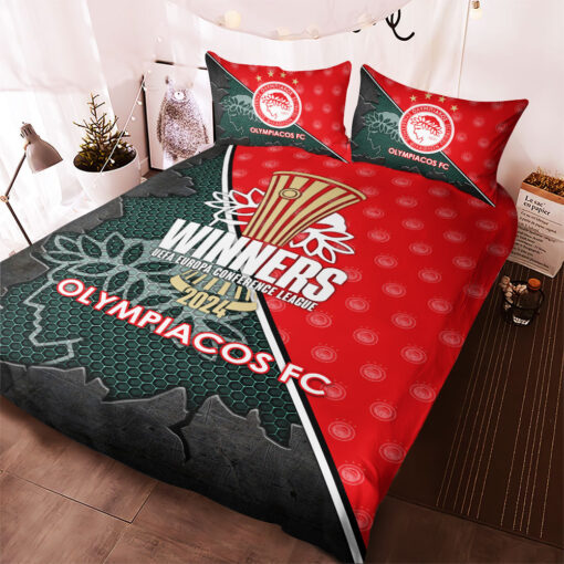 Olympiacos FC bedding set duvet cover pillow shams WOAHTEE0724K IMAGE