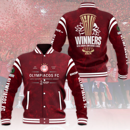 Olympiacos FC varsity jacket WOAHTEE0724Z