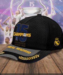 Real Madrid 15 Champions Cap WOAHTEE0724SL R