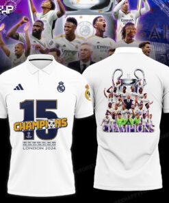 Real Madrid 15 Champions Polo WOAHTEE0724Y