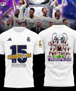 Real Madrid 15 Champions T shirt WOAHTEE0724Y