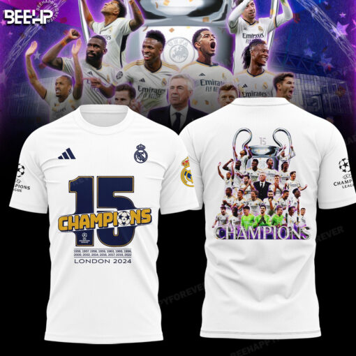 Real Madrid 15 Champions T shirt WOAHTEE0724Y