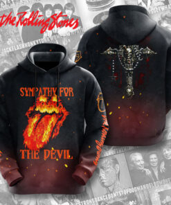 The Rolling Stones Sympathy For The Devil Hoodie WOAHTEE0724ZT