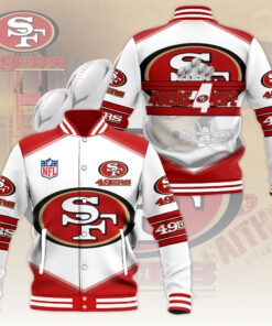 49ers varsity jacket WOAHTEE0824ZP