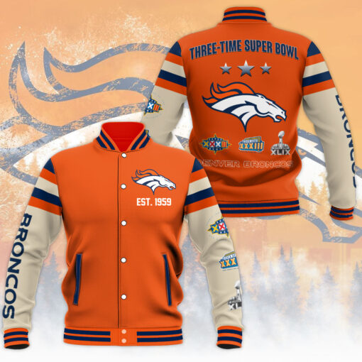 Denver Broncos varsity jacket WOAHTEE0824ZH