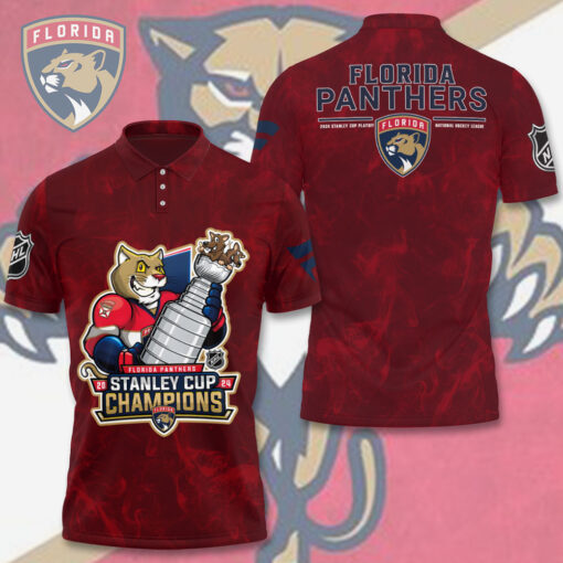 Florida Panthers Red Polo WOAHTEE0824ST