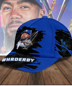 Los Angeles Dodgers X Teoscar Hernandez Cap WOAHTEE0824E R