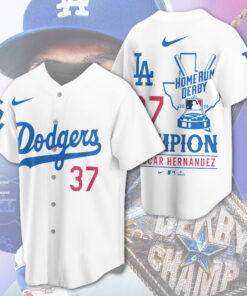 Los Angeles Dodgers x Teoscar Hernandez jersey WOAHTEE0824A