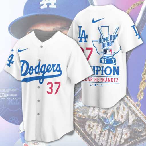 Los Angeles Dodgers x Teoscar Hernandez jersey WOAHTEE0824A