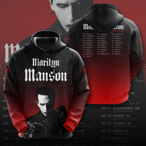 Marilyn Manson 2024 Tour Hoodie WOAHTEE0824SC