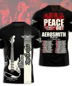 Peace Out Aerosmith T shirt WOAHTEE0824M