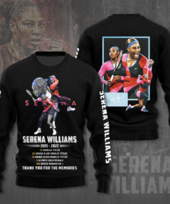 Serena Williams Black Sweatshirt WOAHTEE0824T