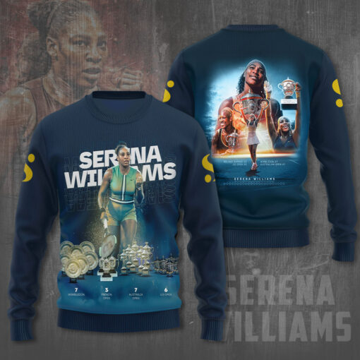 Serena Williams Navy Sweatshirt WOAHTEE0824W