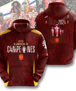 Spain National Football Team Hoodie WOAHTEE0824F