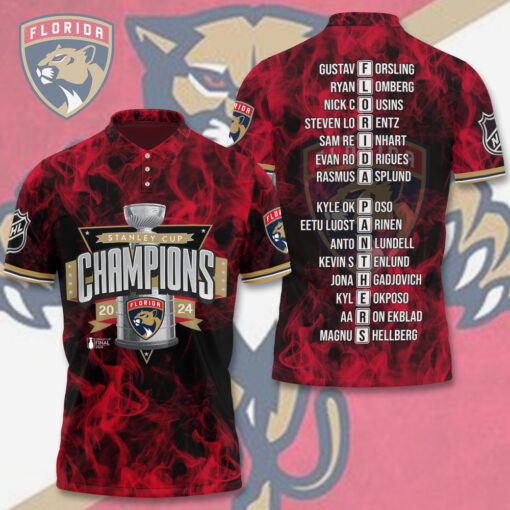 Stanley Cup Florida Panthers Polo WOAHTEE0824ZA