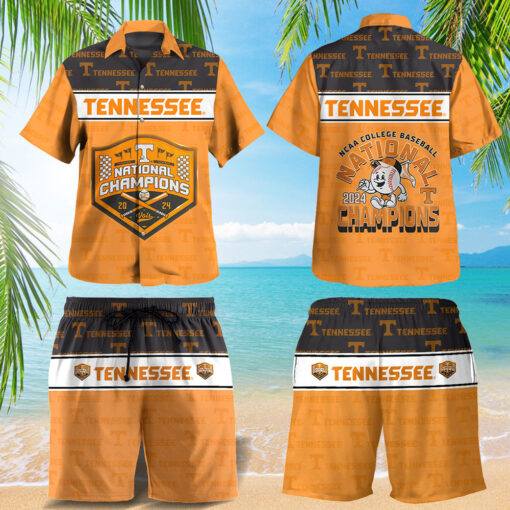 Tennessee Volunteers Baseball Hawaiian Shirt Hawaiian Shorts WOAHTEE0824ZI