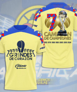 Club Amrica Yellow T shirt WOAHTEE0924J