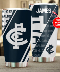 Customized Carlton Football Club Tumbler Cup WOAHTEE0924SQ