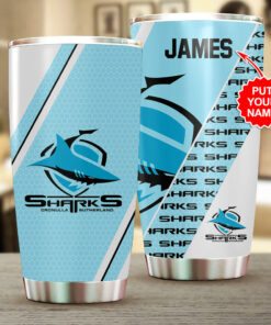 Customized Cronulla Sutherland Sharks Tumbler Cup WOAHTEE0924SO