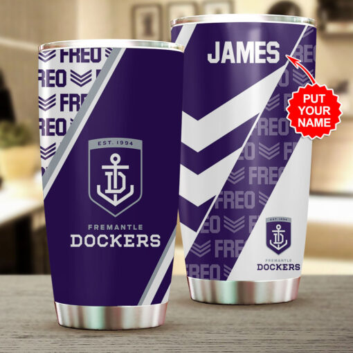 Customized Fremantle Football Club Tumbler Cup WOAHTEE0924SR