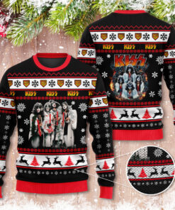 Kiss Band ugly christmas sweater WOAHTEE0924ZB