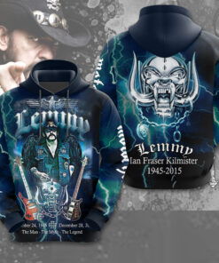 Motorhead Band x Lemmy Kilmister Hoodie WOAHTEE0924ZF