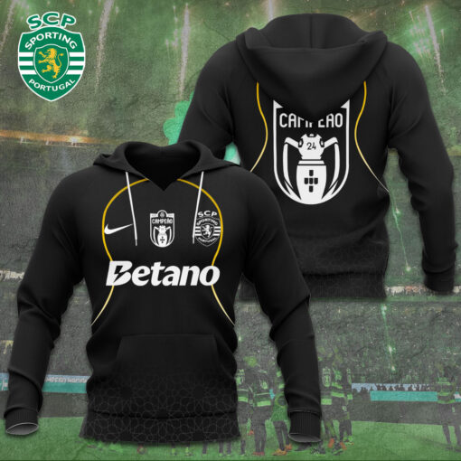 Sporting CP Black Hoodie WOAHTEE0924G