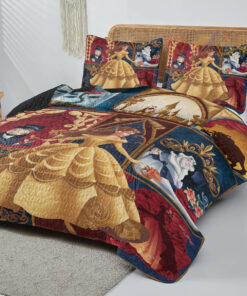 Beauty and The Beast Quilt bedding set duvet cover pillow shams WOAHTEE1024SA