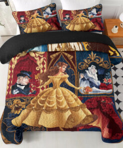 Beauty and The Beast Quilt bedding set duvet cover pillow shams WOAHTEE1024SA