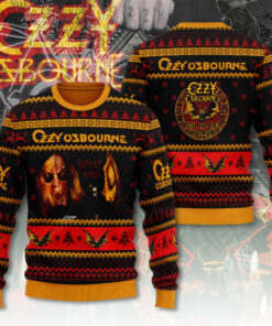 Black Sabbath x Ozzy Osbourne ugly christmas sweater WOAHTEE1024SV