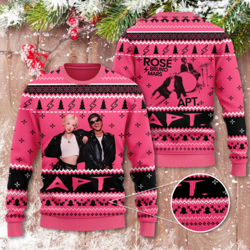 Bruno Mars x Rose ugly christmas sweater WOAHTEE1024SZ