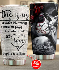 Customized Sugar Skull Tumbler Cup WOAHTEE1024T