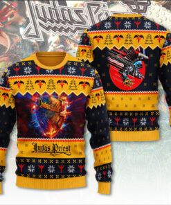 Judas Priest ugly christmas sweater WOAHTEE1024ZE