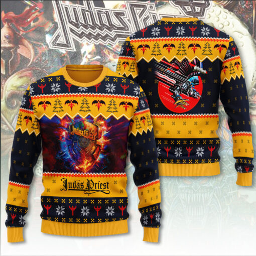 Judas Priest ugly christmas sweater WOAHTEE1024ZE