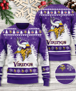 Minnesota Vikings ugly christmas sweater WOAHTEE1024SE