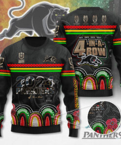 Penrith Panthers ugly christmas sweater WOAHTEE1024ZB